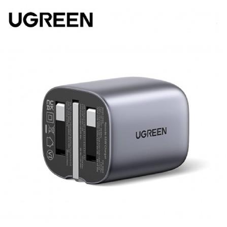UGREEN NEXODE 65W 2C1A GAN FAST CHARGER + USB-C TO USB-C CABLE 100W 1.5M (SPACE GRAY)