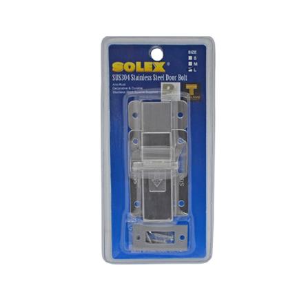 SOLEX SLIDING TOILET BOLT 4" STAINLESS STEEL