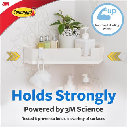 COMMAND CORNER SHELF 17715 WHITE
