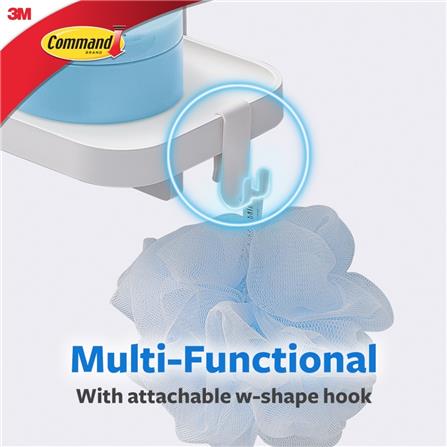 COMMAND PLATE SHELF 17729 WHITE