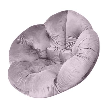 HLS CHAIRPAD FLOWER 34X43" PURPLE