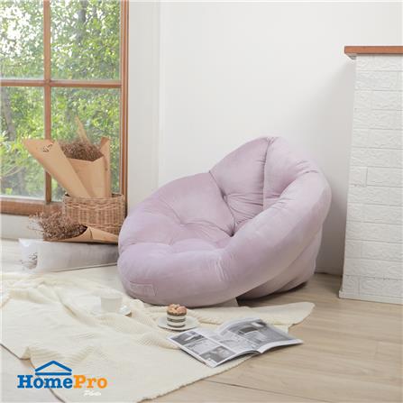 HLS CHAIRPAD FLOWER 34X43" PURPLE