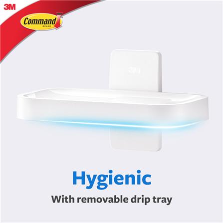 COMMAND SOAP HOLDER 17728 WHITE