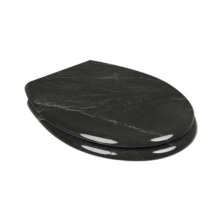 MOYA DUROPLAST TOILET SEAT 23EVD01 MARBLE BLACK