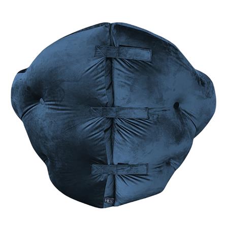 HLS CHAIRPAD FLOWER 34X43" BLUE