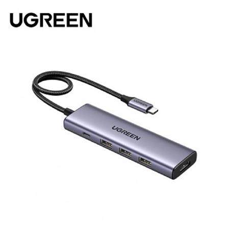 UGREEN USB-C 3.2 TO HDMI 4K@60HZ+3*USB-A+PD100W