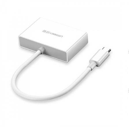 UGREEN USB TYPE C TO HDMI + VGA CONVERTER (WHITE)