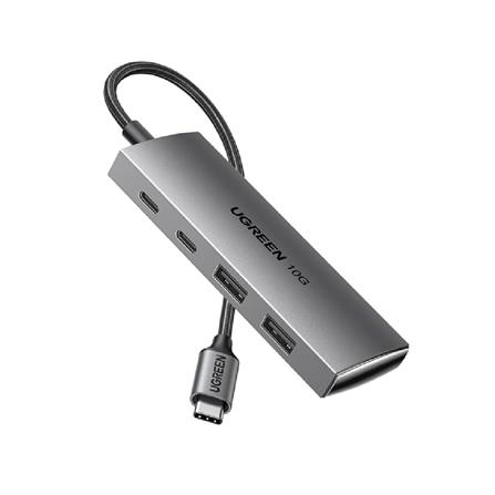 UGREEN USB-C 3.2 10GBPS 2*USB-A 3.2+ 2*USB-C 3.2 HUB ALUMINUM CASE