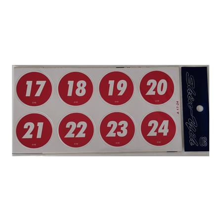 SHIN YIH SIGNAGE 5"X10" A 17-24 TABLE NUMBER