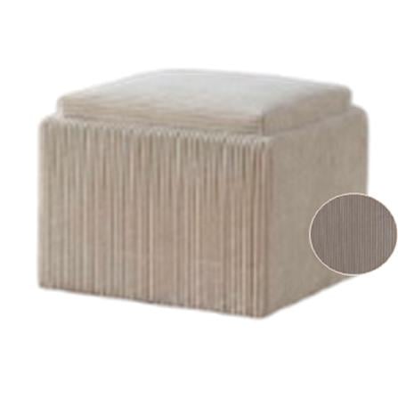 OTTOMAN STORAGE STOOL SNL88 KHAKI
