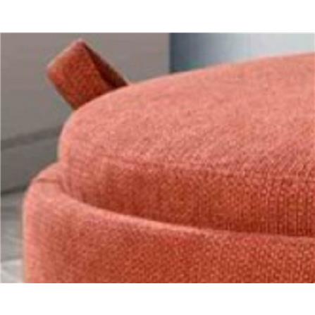 OTTOMAN ROUND STORAGESNL90 BEIGE