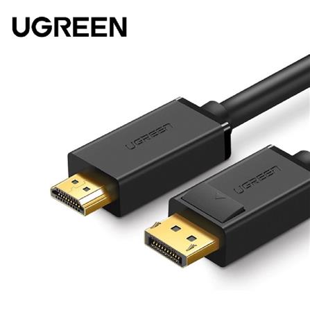 UGREEN DP MALE TO HDMI MALE CABLE 5M (BLACK)