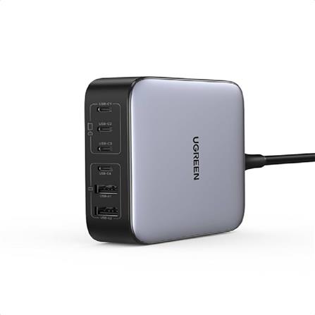 UGREEN NEXODE GAN FAST DESKTOP CHARGER 200W 1M UK 4C2A BLACK