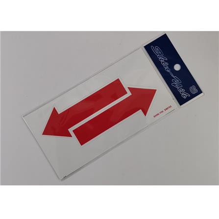SHIN YIH SIGNAGE 4"X8" SW705R ARROW(RED)