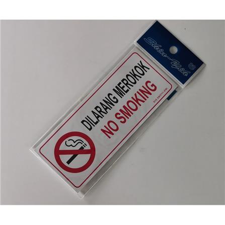 SHIN YIH SIGNAGE 3"X7" SW3711EM DILARANG MEROKOK/NO SMOKING