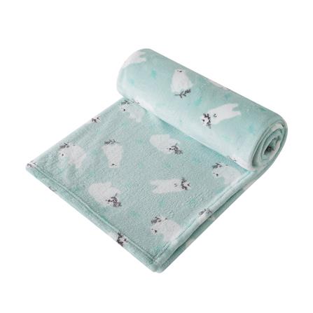 HLS FLEECE BLANKET 50X60 CSLW06 BEAR GRN