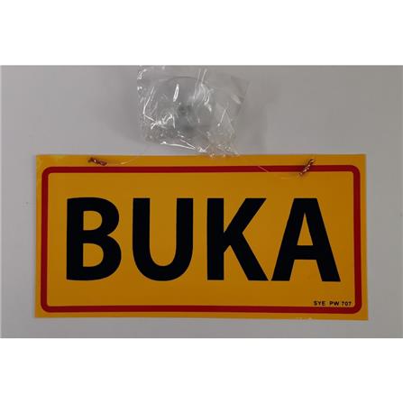 SHIN YIH SIGNAGE 4"X8" PW707 BUKA/TUTUP