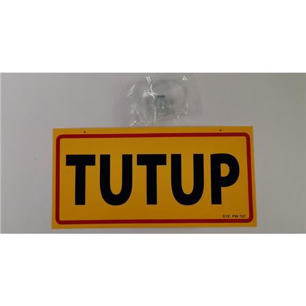 SHIN YIH SIGNAGE 4"X8" PW707 BUKA/TUTUP