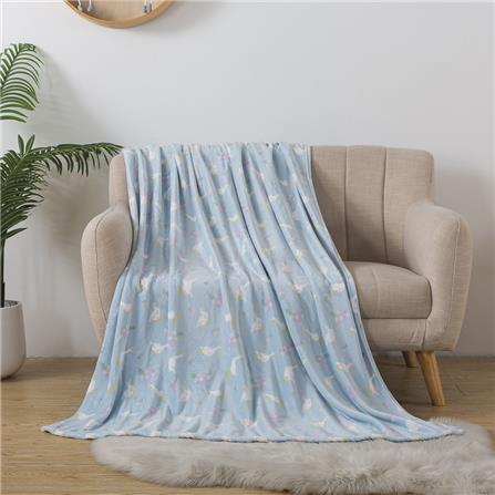 HLS FLEECE BLANKET 50X60 CSLW07 DUCK BLUE