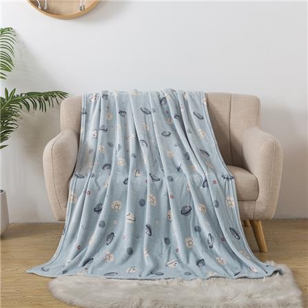 HLS FLEECE BLANKET 50X60 CSLW08 PLANET BLUE