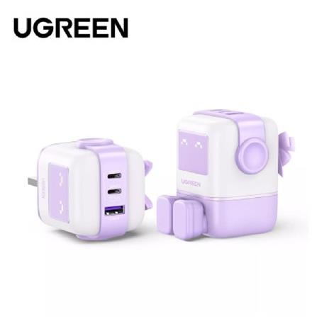UGREEN NEXODE RG 65W 2C1A ROBOTGAN FAST CHARGER (PURPLE)