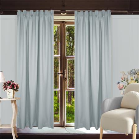 HLS CURTAIN N-HOOK CLOVER 140X250CM GRAY