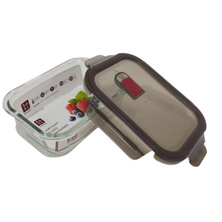 FUKURO YOKI BOROSILICATE GLASS CONTAINER 640ML RECTANGLE