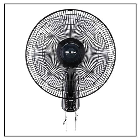 ELBA WALL FAN EWMF-E1645(BK) 16" 60W 3BLADE 3SPEED BLACK