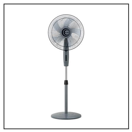 ELBA STAND FAN ESF-J1688(GR) 16" 50W 5BLADE 3SPEED