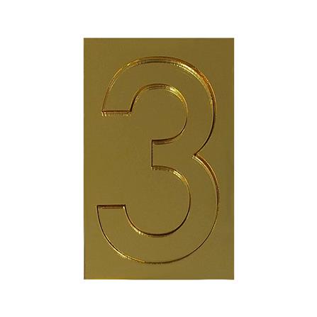 S&T NUMBERING ARABIC 3 91-GOLD