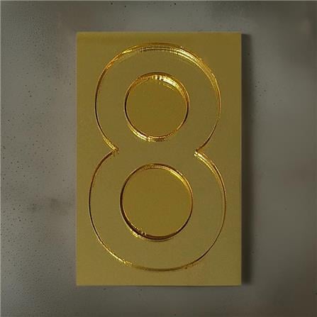 S&T NUMBERING ARABIC 8 91-GOLD