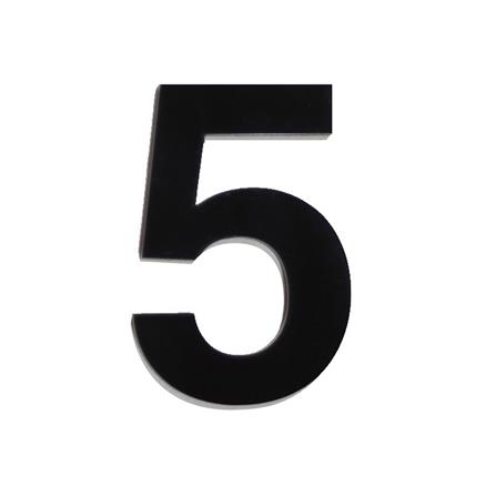 S&T NUMBERING ARABIC 5 75MM BLACK