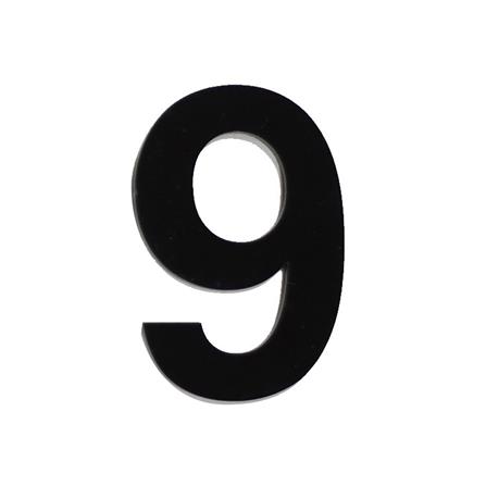 S&T NUMBERING ARABIC 9 75MM BLACK