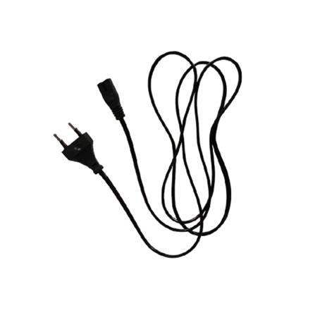 POWER CORD 2-PIN SET 1.5M ZAC210 ZEATAR BLACK