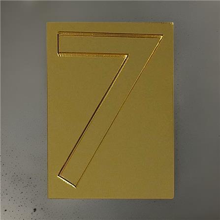S&T NUMBERING ARABIC 7 91-GOLD