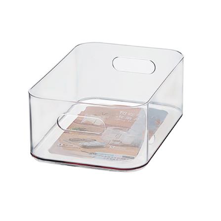 CLEAR STORAGE BOX WITH HANDLES KEYWAY 15.1X22.1X8.6CM TLS100
