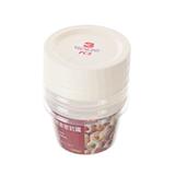 CANISTER WITH SCREW LID KECH 530ML CLEAR 3PCS/SET GIH530