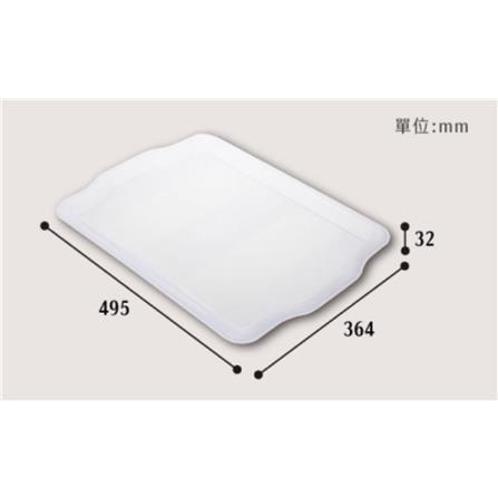 MULTIPURPOSE TRAY KEYWAY 36.4X49.5X3.2CM P20081 WHITE