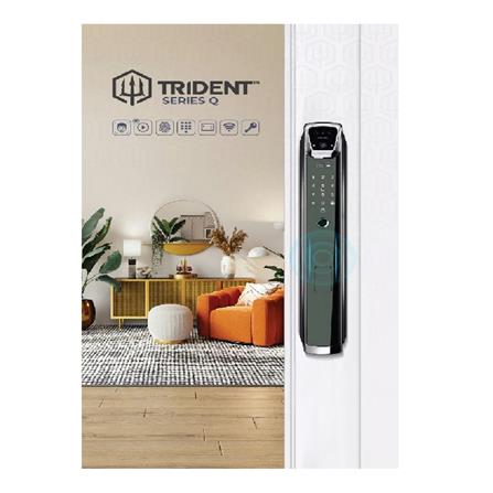 TRIDENT SMART DIGITAL PUSH & PULL LOCK SERIES Q BLACK