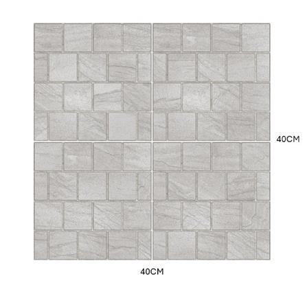 DURAGRES FLOORTILE 40X40CM VIDUKA GREY 0.96M2