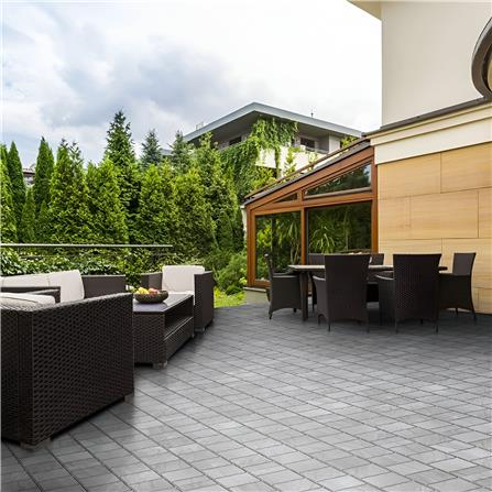 DURAGRES FLOORTILE 40X40CM VIDUKA GREY 0.96M2