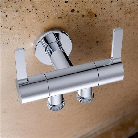 JOHNSON SUISSE LIRA 1/2" 2 WAYS ANGLE VALVE WBFA301675CP