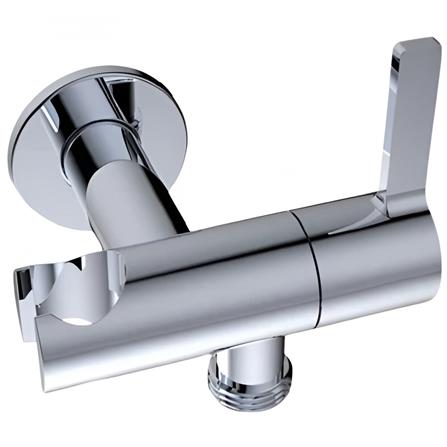 JOHNSON SUISSE LIRA 1/2" ANGLE VALVE WITH HANDSHOWER HOLDER WBFA301676CP