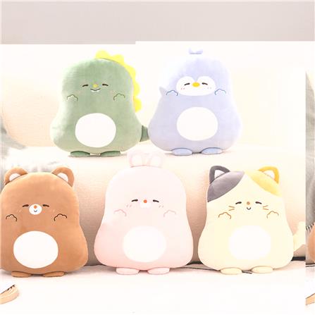 HLS PLUSH CUSHION B-RABBIT 40CM PINK