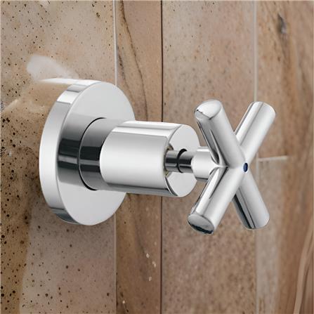 JOHNSON SUISSE ASTI-N 1/2" CROSS HANDLE STOP VALVE WBFA301684CP