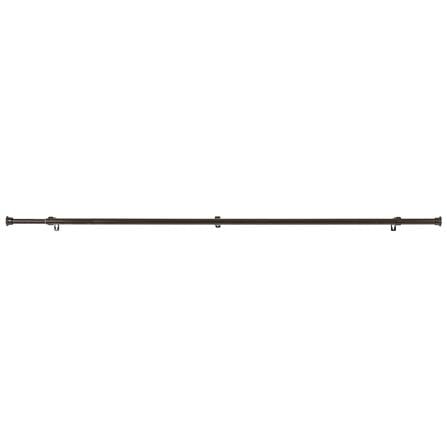 HLS CURTAIN ROD 19MM ENZO 120-210CM DARK BROWN