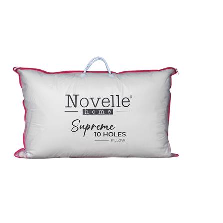 NOVELLE SUPREME COTTON RICH PILLOW 48X74CM WHITE