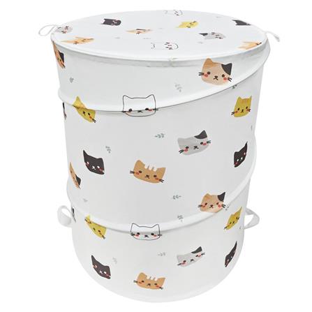 MOYA ROUND LAUNDARY BAG MCBS00041 WHITE