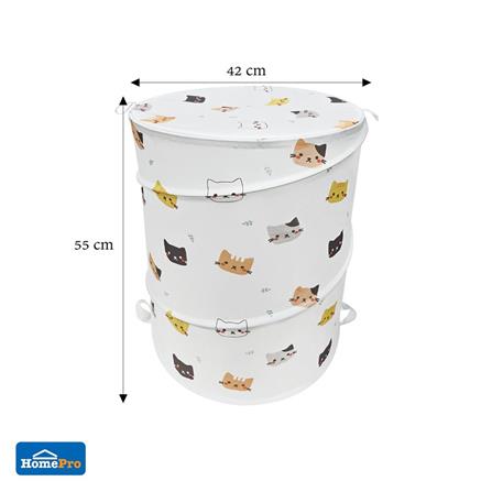 MOYA ROUND LAUNDARY BAG MCBS00041 WHITE