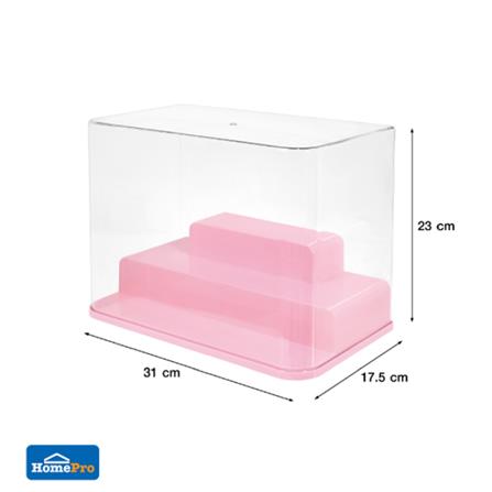 MODEL DISPLAY BOX STACKO 31X17.5X23CM PINK
